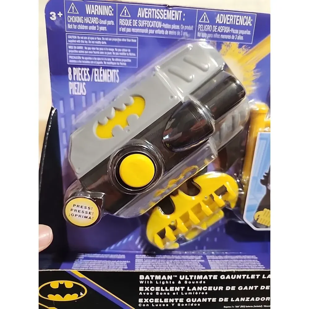 Batman DC Ultimate Gauntlet Launcher 8 pcs 6 Darts